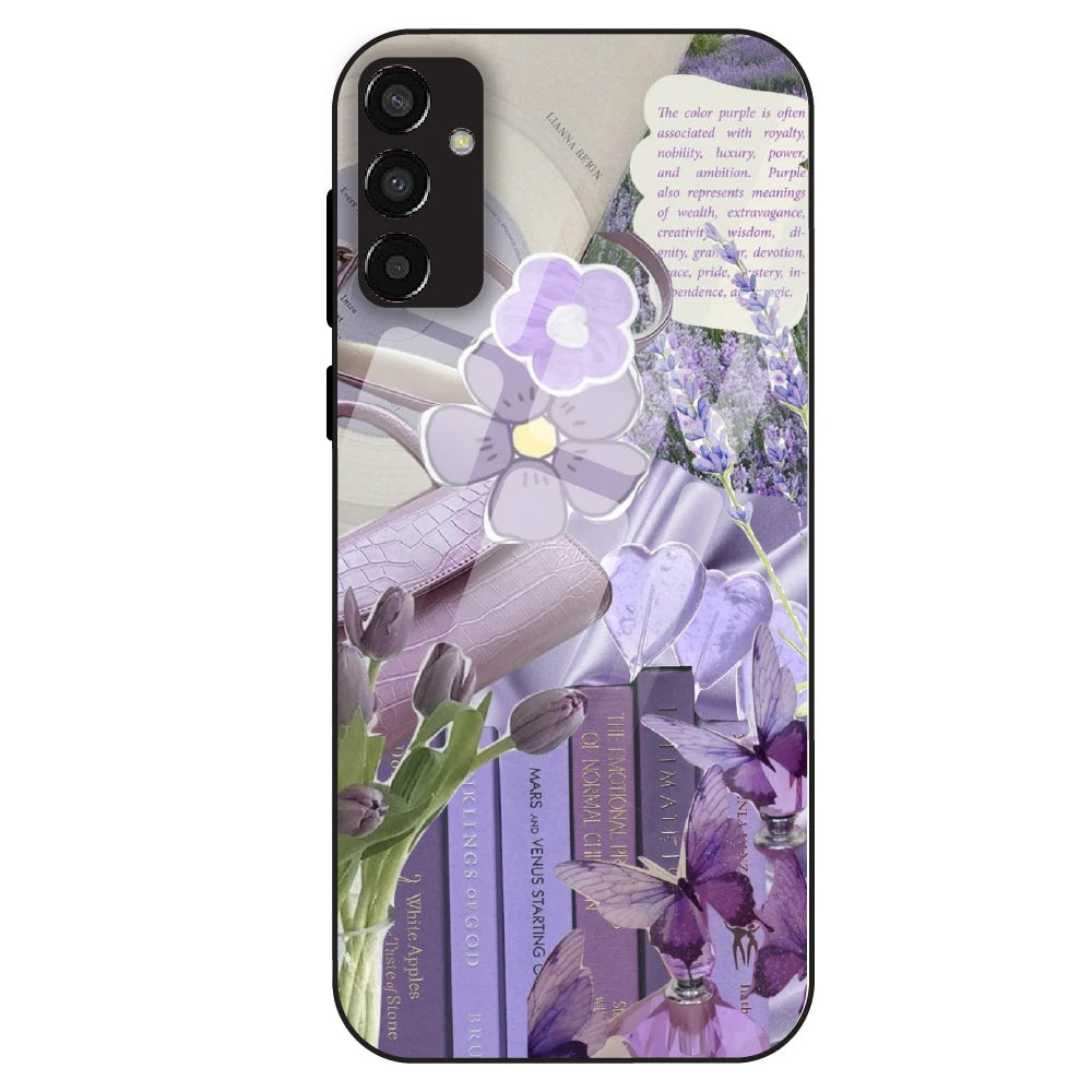 Purple Aesthetic - Glass Case For Samsung Galaxy F13
