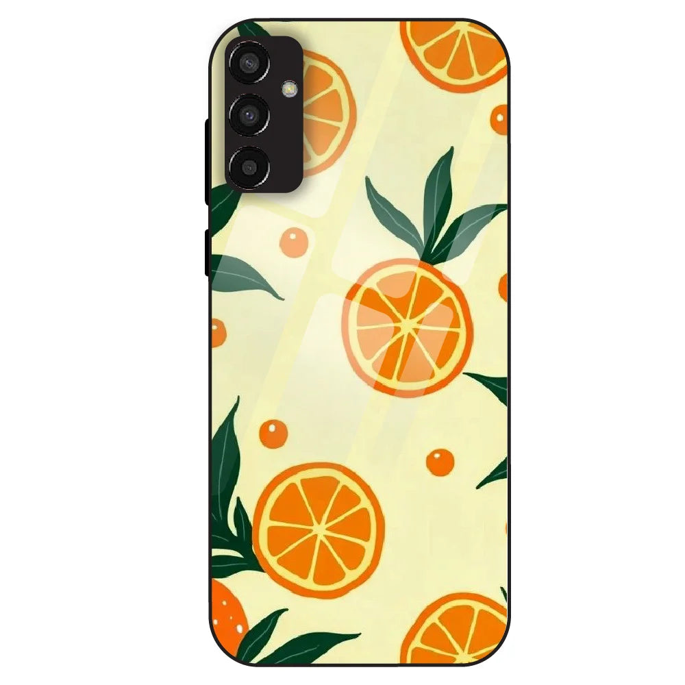 Citrus Orange Fresh - Glass Case For Samsung Galaxy F13