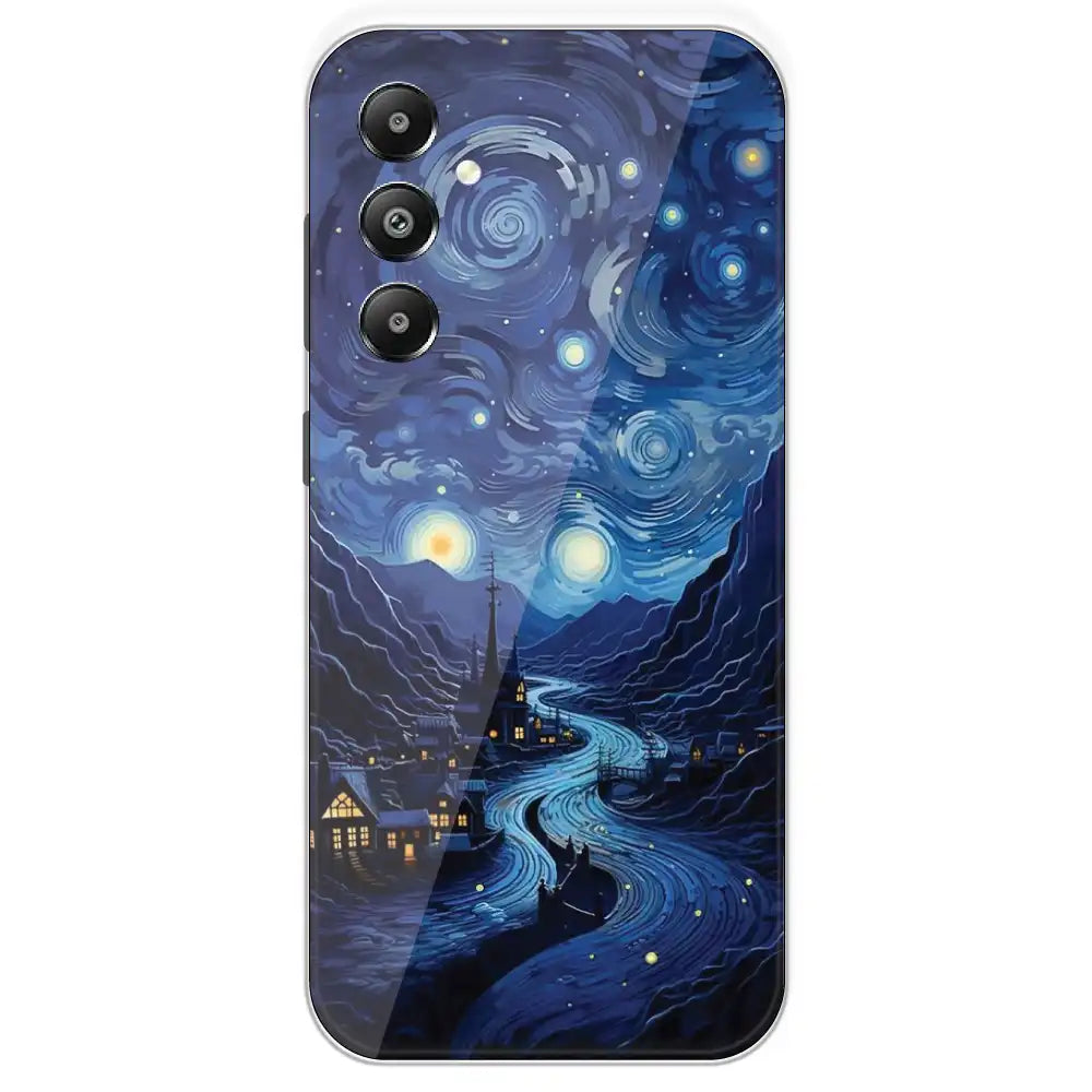 The Starry Night - Printed Silicone Case For Samsung Galaxy F14