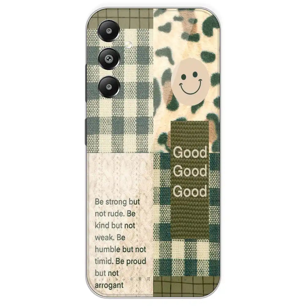 Patchwork Positivity - Printed Silicone Case For Samsung Galaxy F14