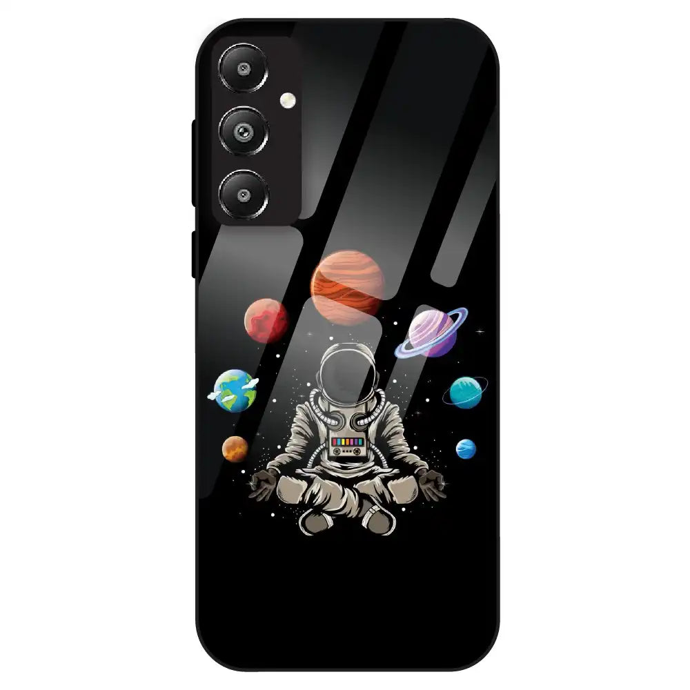 Astronaut Space Vibe - Glass Case For Samsung Galaxy F14
