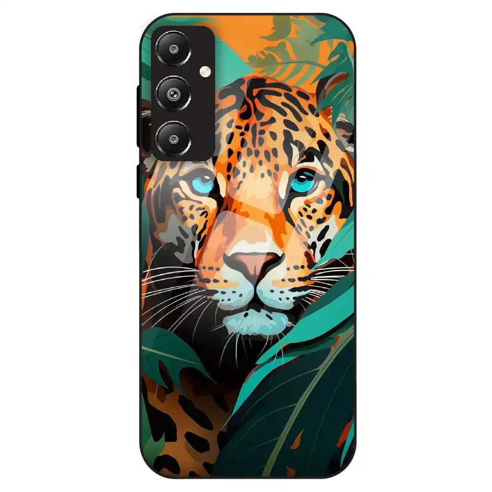 Leopard Jungle Art - Glass Case For Samsung Galaxy F14