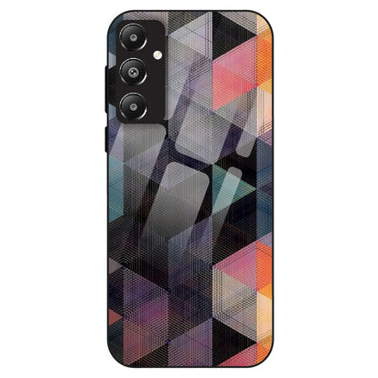 Geometric Prism Grid - Glass Case For Samsung Models