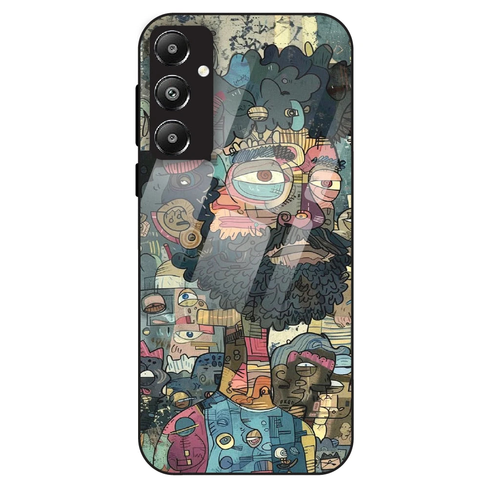 Urban Doodle Art - Glass Case For Samsung Galaxy F14
