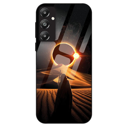Solar Eclipse Desert - Glass Case For Samsung Galaxy F14