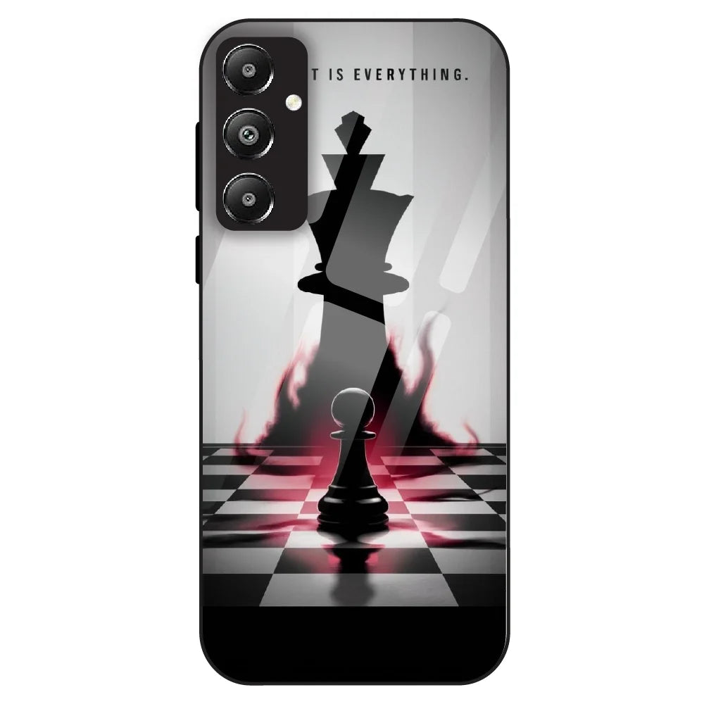 Chess Power Shadow - Glass Case For Samsung Galaxy F14