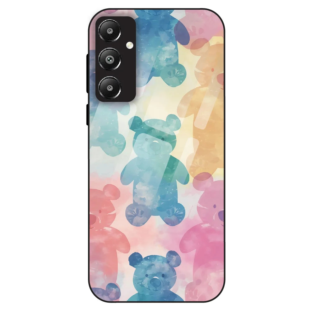 Pastel Teddy Dream - Glass Case For Samsung Galaxy F14