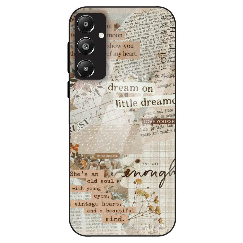 Vintage Quote - Glass Case For Samsung Galaxy F14