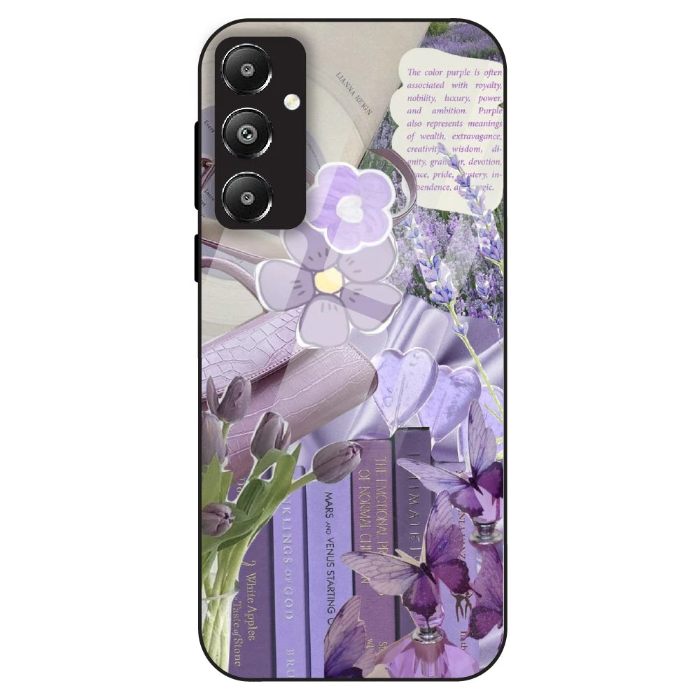 Purple Aesthetic - Glass Case For Samsung Galaxy F14
