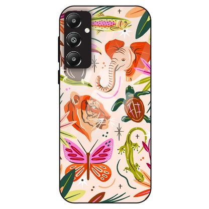 Wild Jungle Creatures - Glass Case For Samsung Galaxy F14