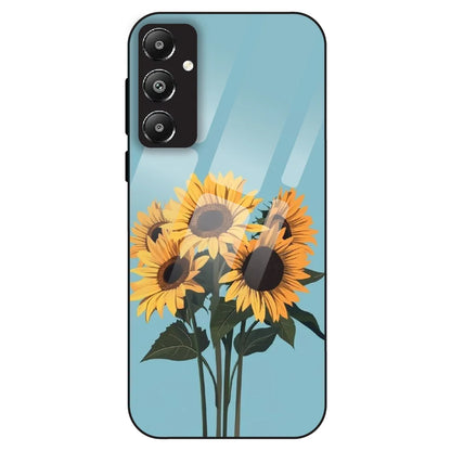 Sunflower Serenity - Glass Case For Samsung Galaxy F14