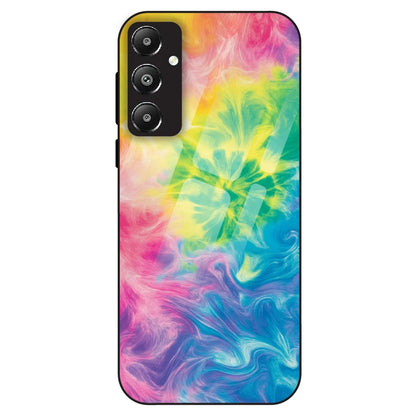 Neon Fluid Dreams - Glass Case For Samsung Galaxy F14