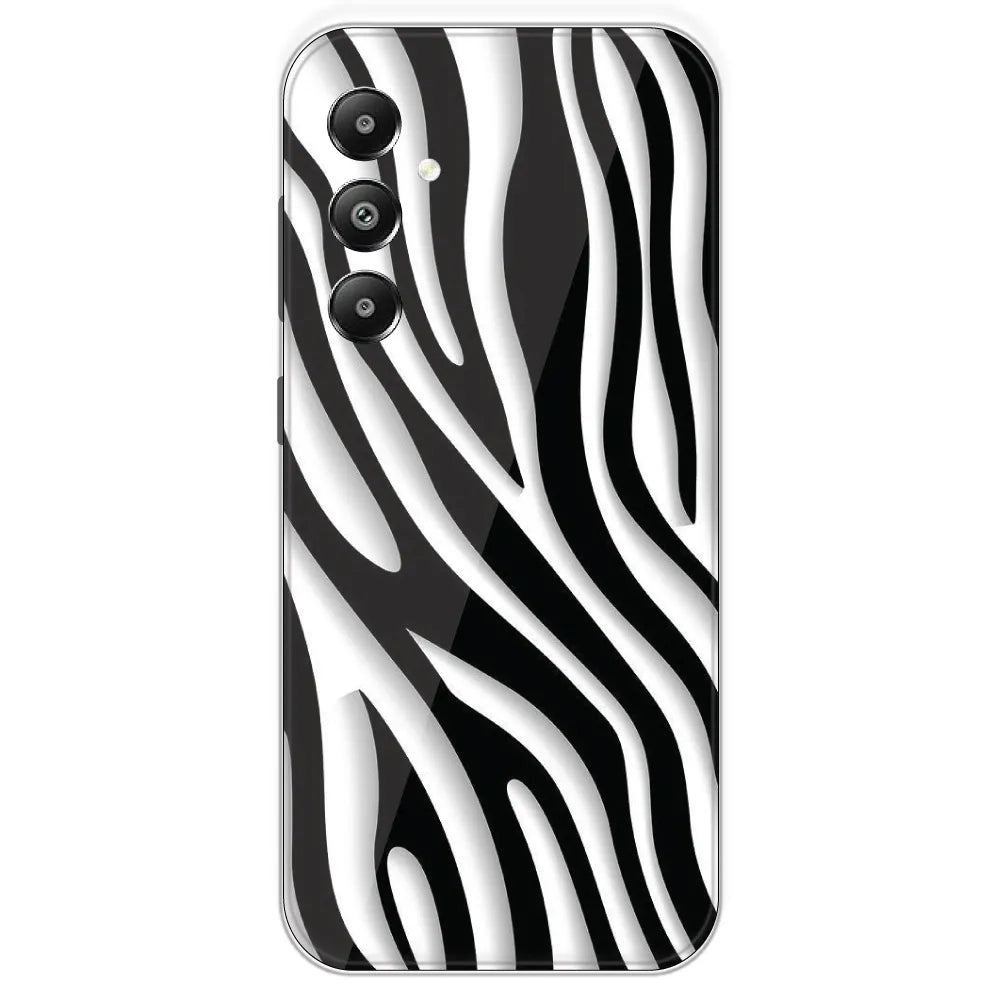 Zebra Print - Printed Silicone Case For Samsung Galaxy F14