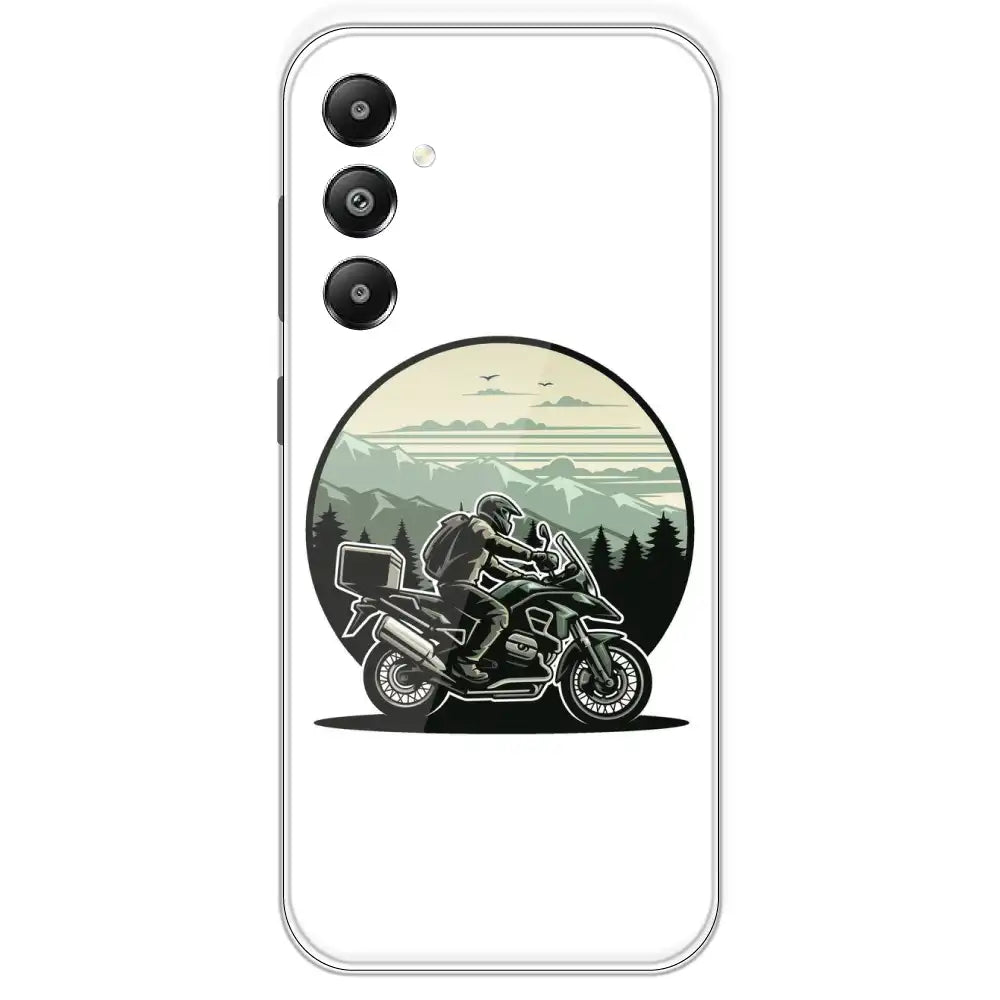 Biker - Printed Silicone Case For Samsung Galaxy F15