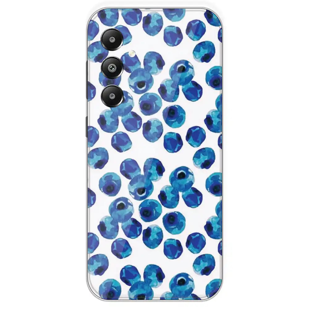 Blueberries - Printed Silicone Case For Samsung Galaxy F15