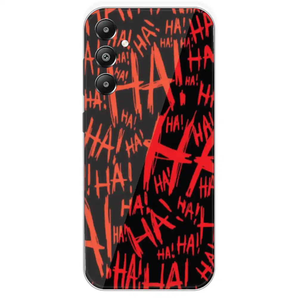 Ha ! - Printed Silicone Case For Samsung Galaxy F15