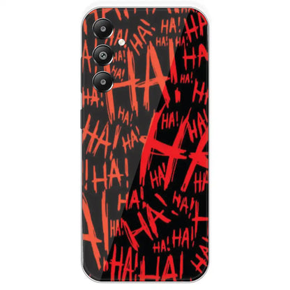 Ha ! - Printed Silicone Case For Samsung Galaxy F15