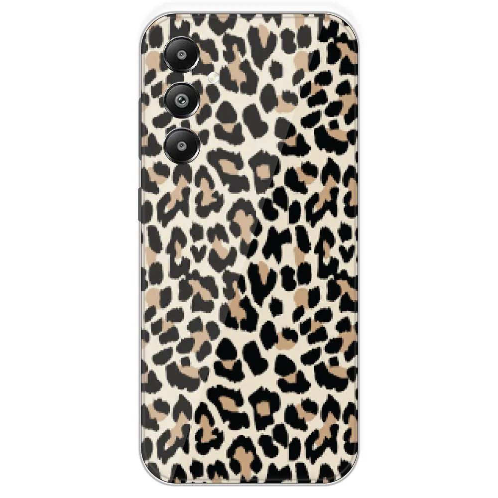 Leopard Print - Printed Silicone Case For Samsung Galaxy F15
