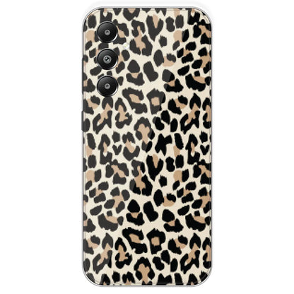 Leopard Print - Printed Silicone Case For Samsung Galaxy F15