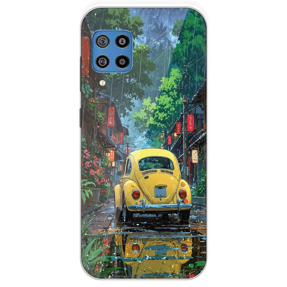 Yellow Bettle - Printed Silicone Case For Samsung Galaxy F22