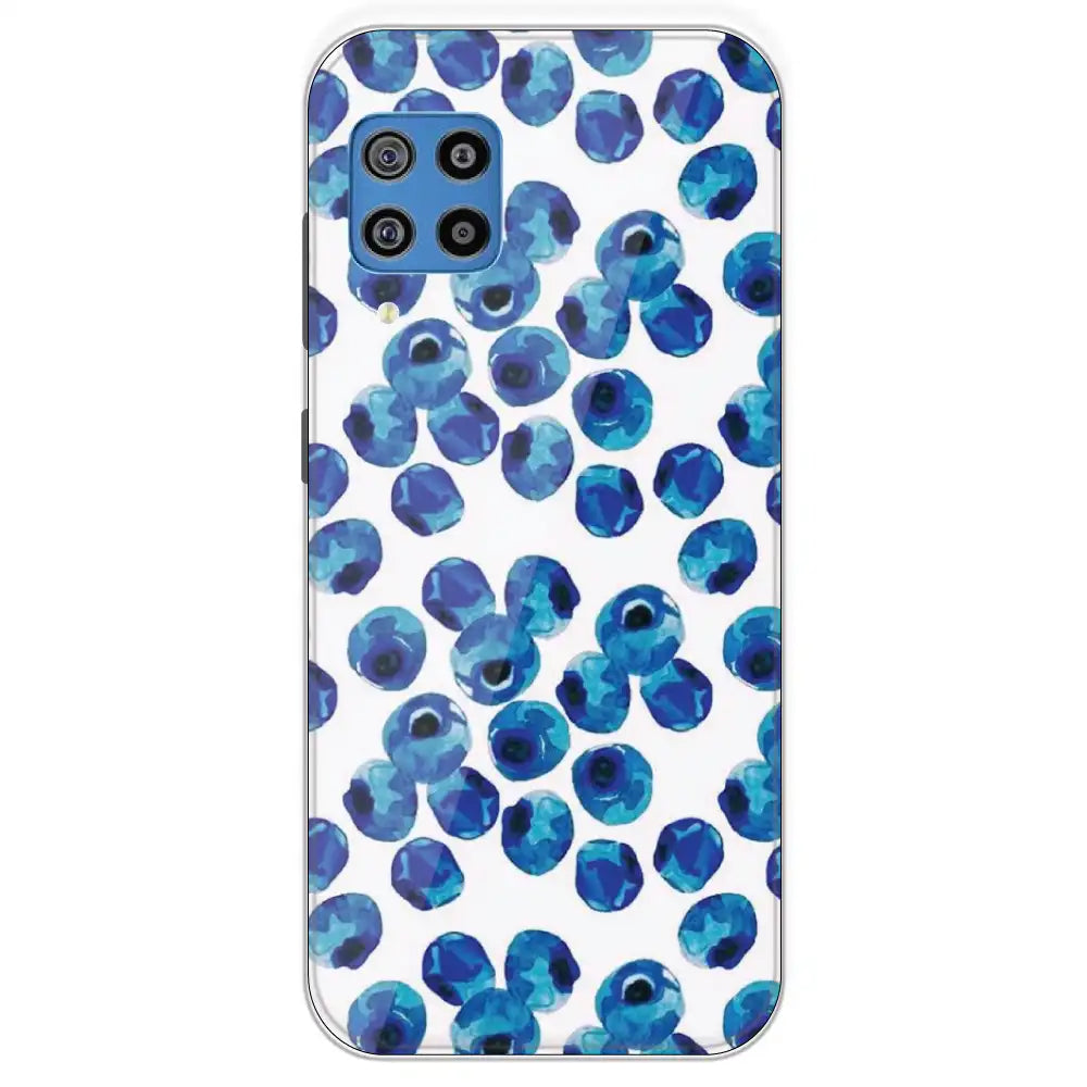 Blueberries - Printed Silicone Case For Samsung Galaxy F22