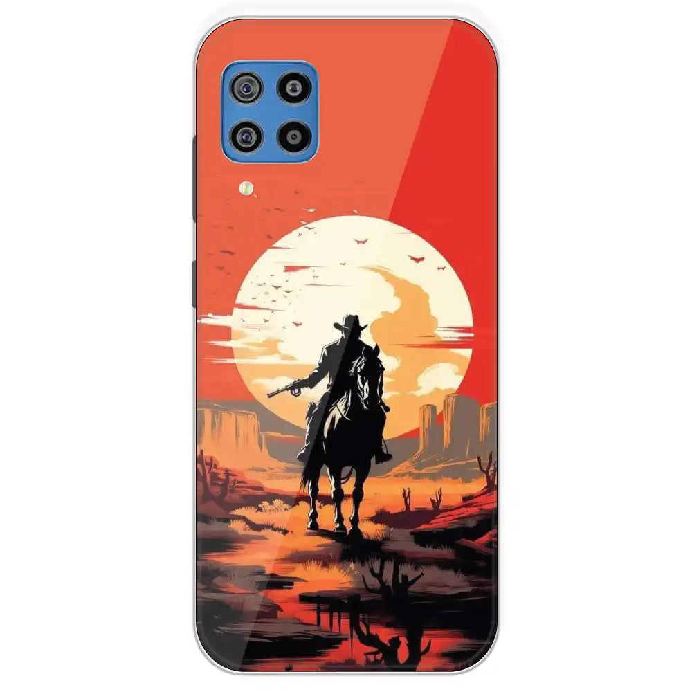 Cowboy - Printed Silicone Case For Samsung Galaxy F22