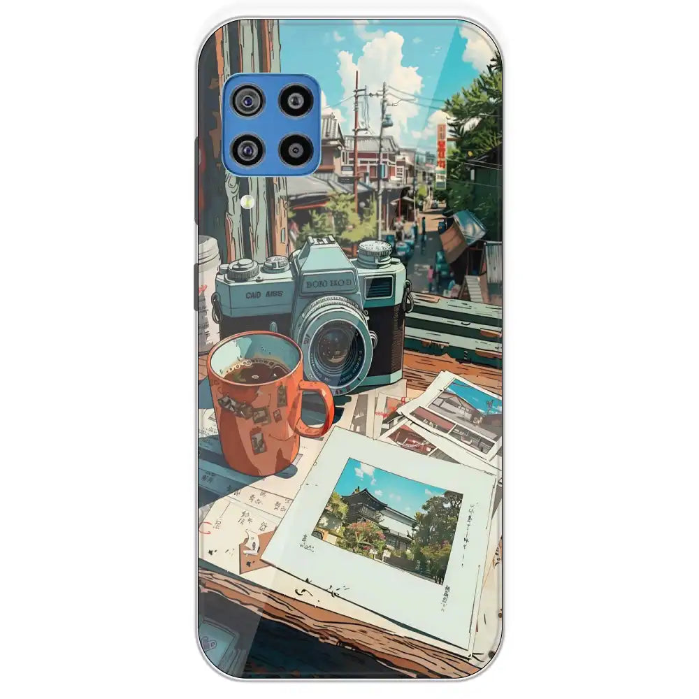 Vintage Camera Travel Vibes - Printed Silicone Case For Samsung Galaxy F22