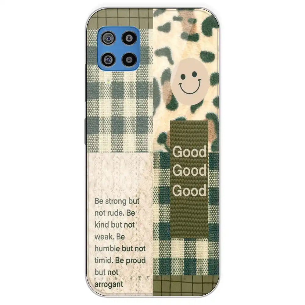 Patchwork Positivity - Printed Silicone Case For Samsung Galaxy F22