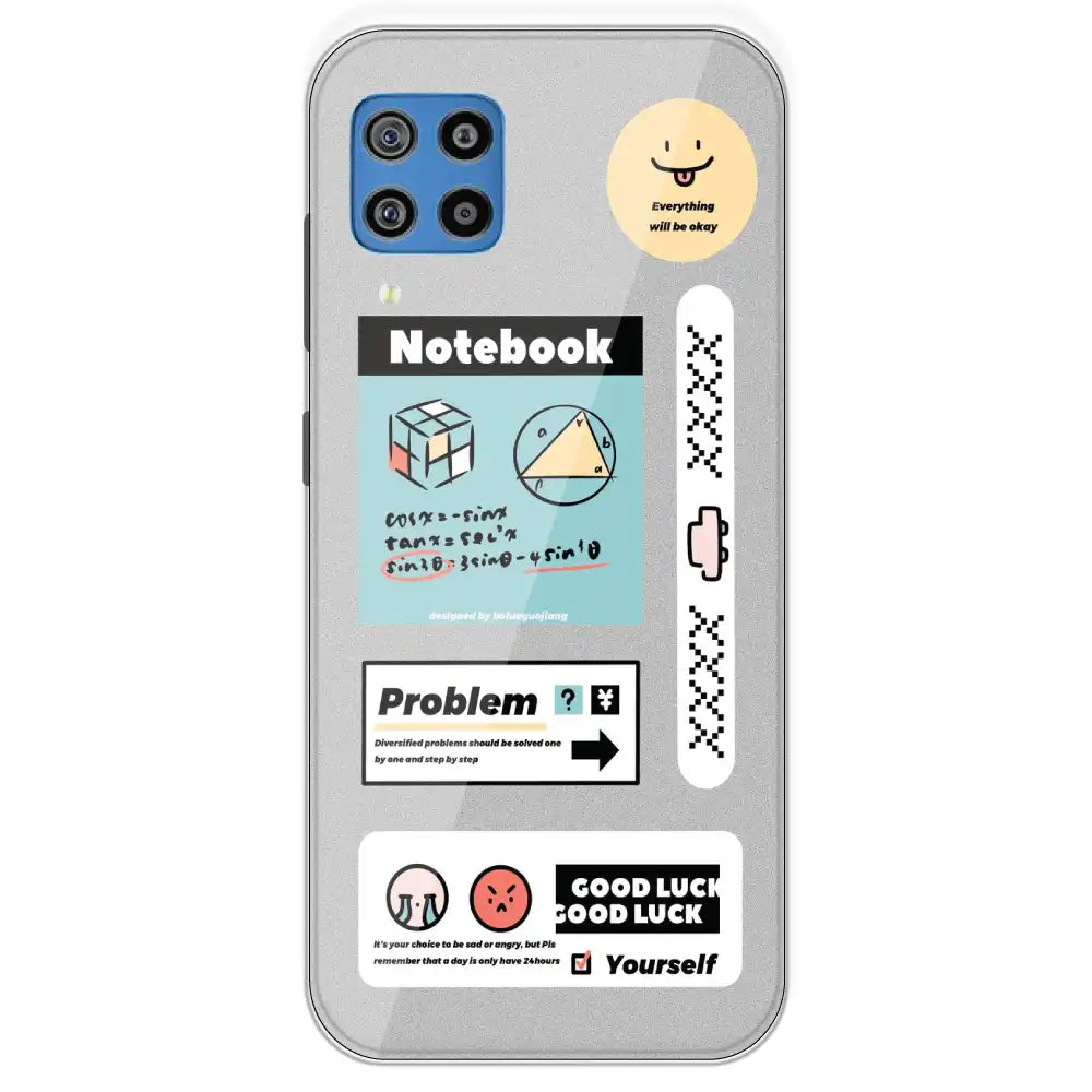 Exam Collage - Printed Silicone Case For Samsung Galaxy F22