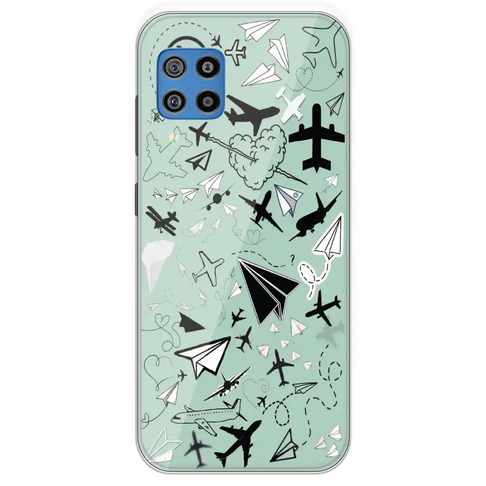 Planes - Printed Silicone Case For Samsung Galaxy F22