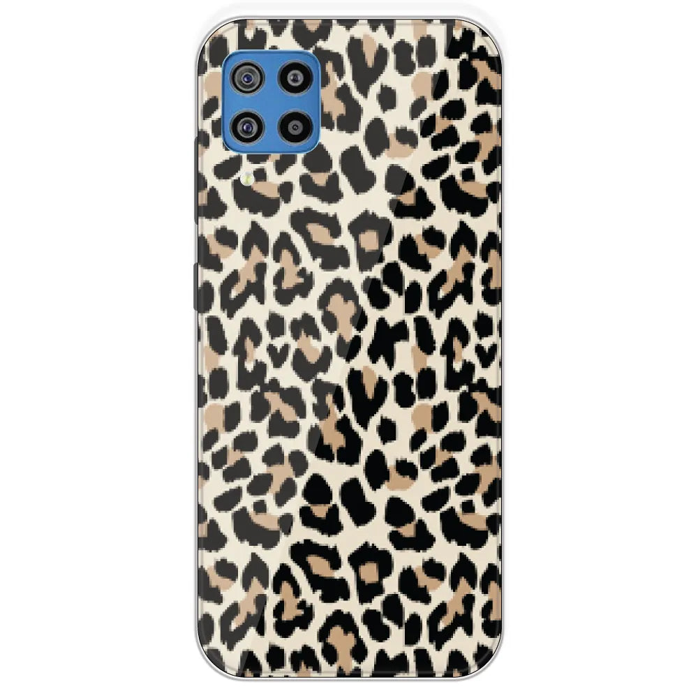 Leopard Print - Printed Silicone Case For Samsung Galaxy F22