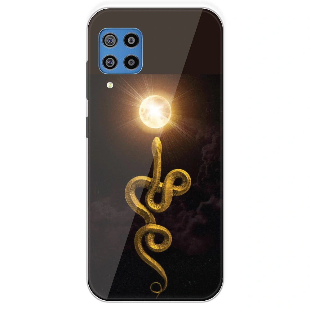 Golden Serpent - Printed Silicone Case For Samsung Galaxy F22