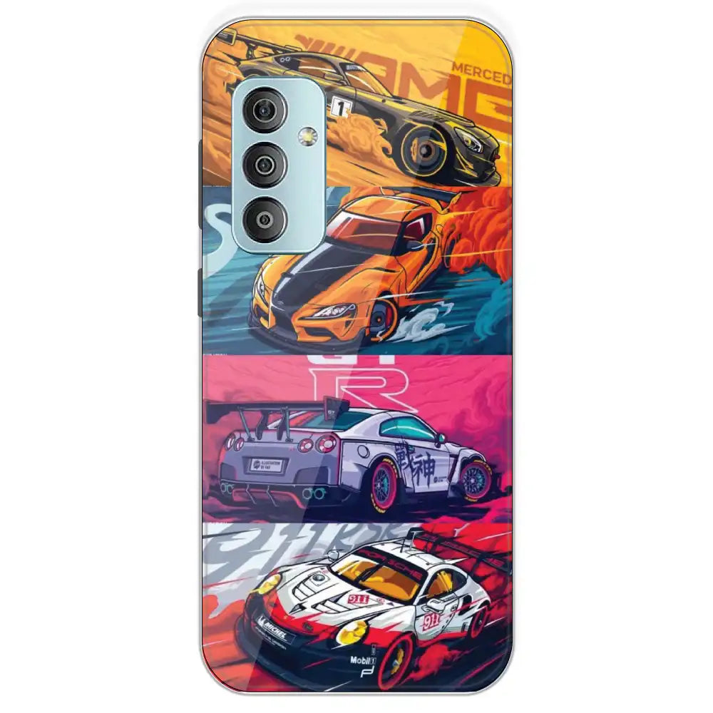 Sports Cars - Printed Silicone Case For Samsung Galaxy F23