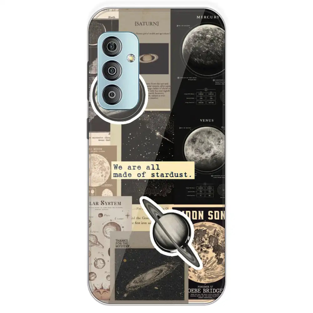 Planets - Printed Silicone Case For Samsung Galaxy F23