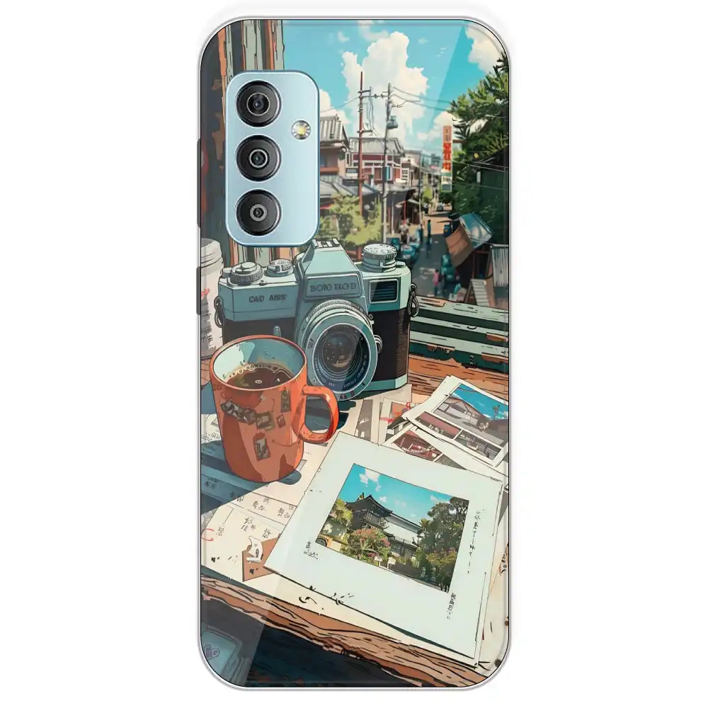 Vintage Camera Travel Vibes - Printed Silicone Case For Samsung Galaxy F23