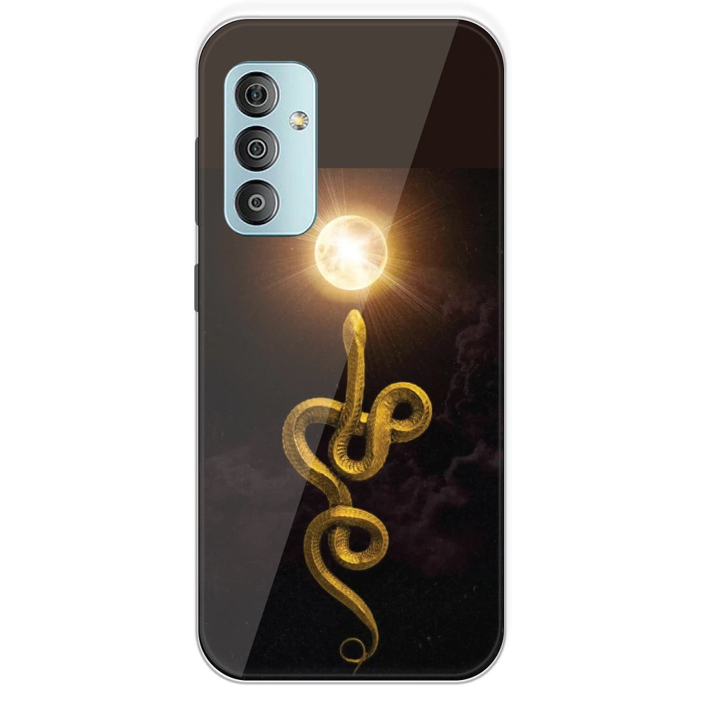 Golden Serpent - Printed Silicone Case For Samsung Galaxy F23