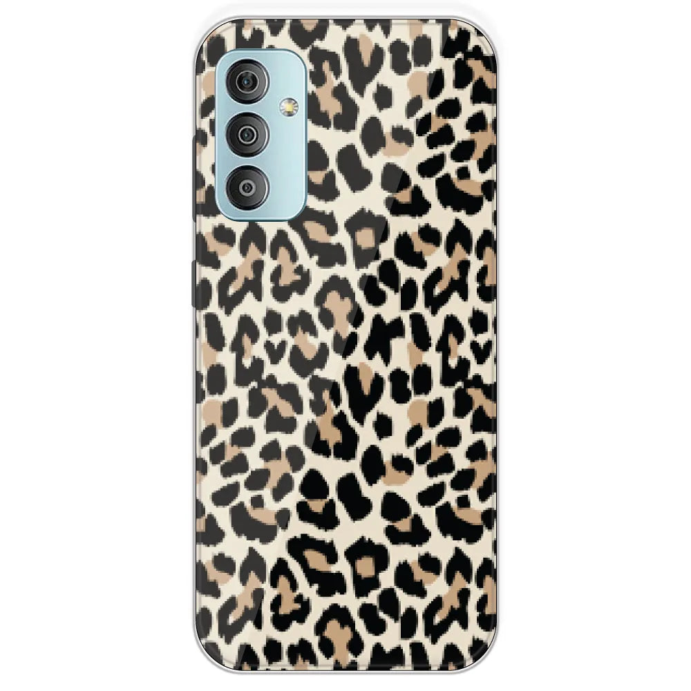 Leopard Print - Printed Silicone Case For Samsung Galaxy F23