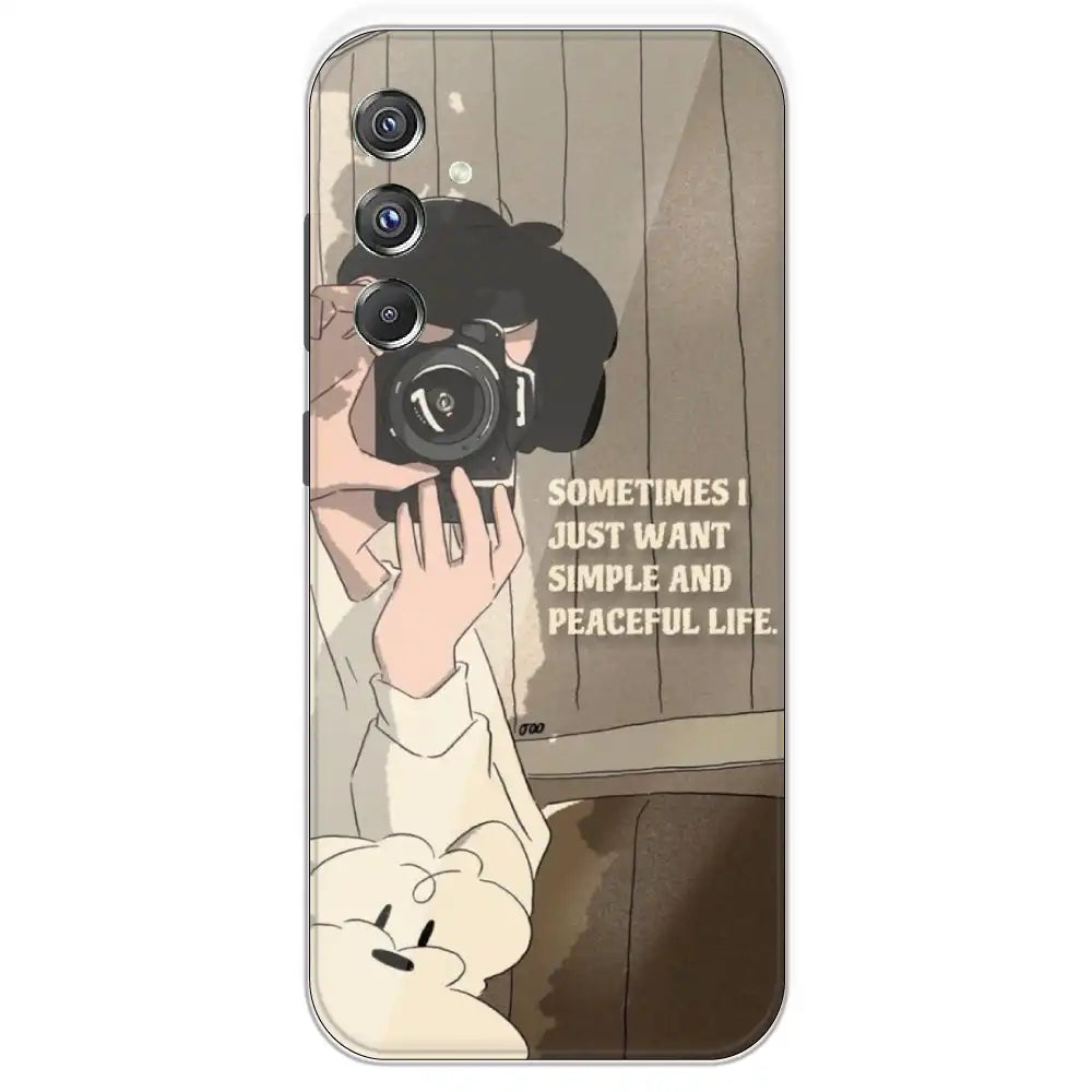 Photographer - Printed Silicone Case For Samsung Galaxy F34