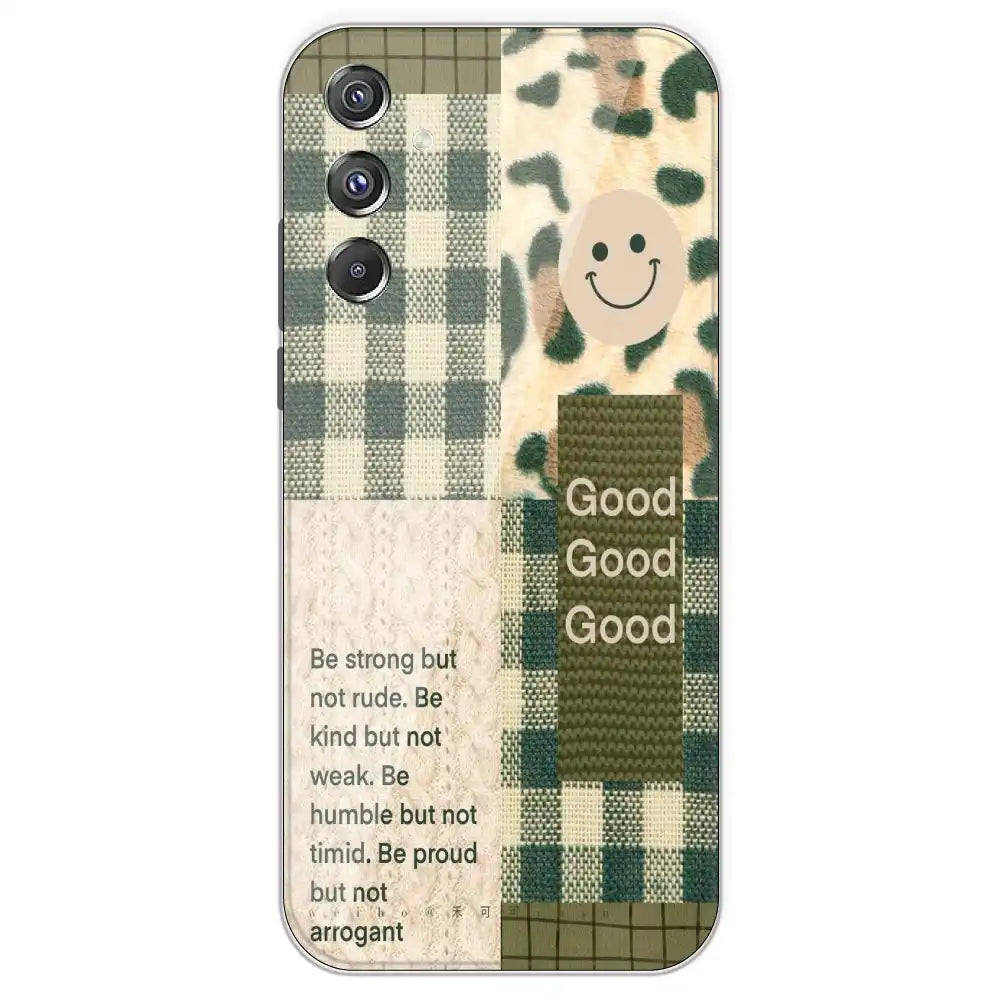 Patchwork Positivity - Printed Silicone Case For Samsung Galaxy F34