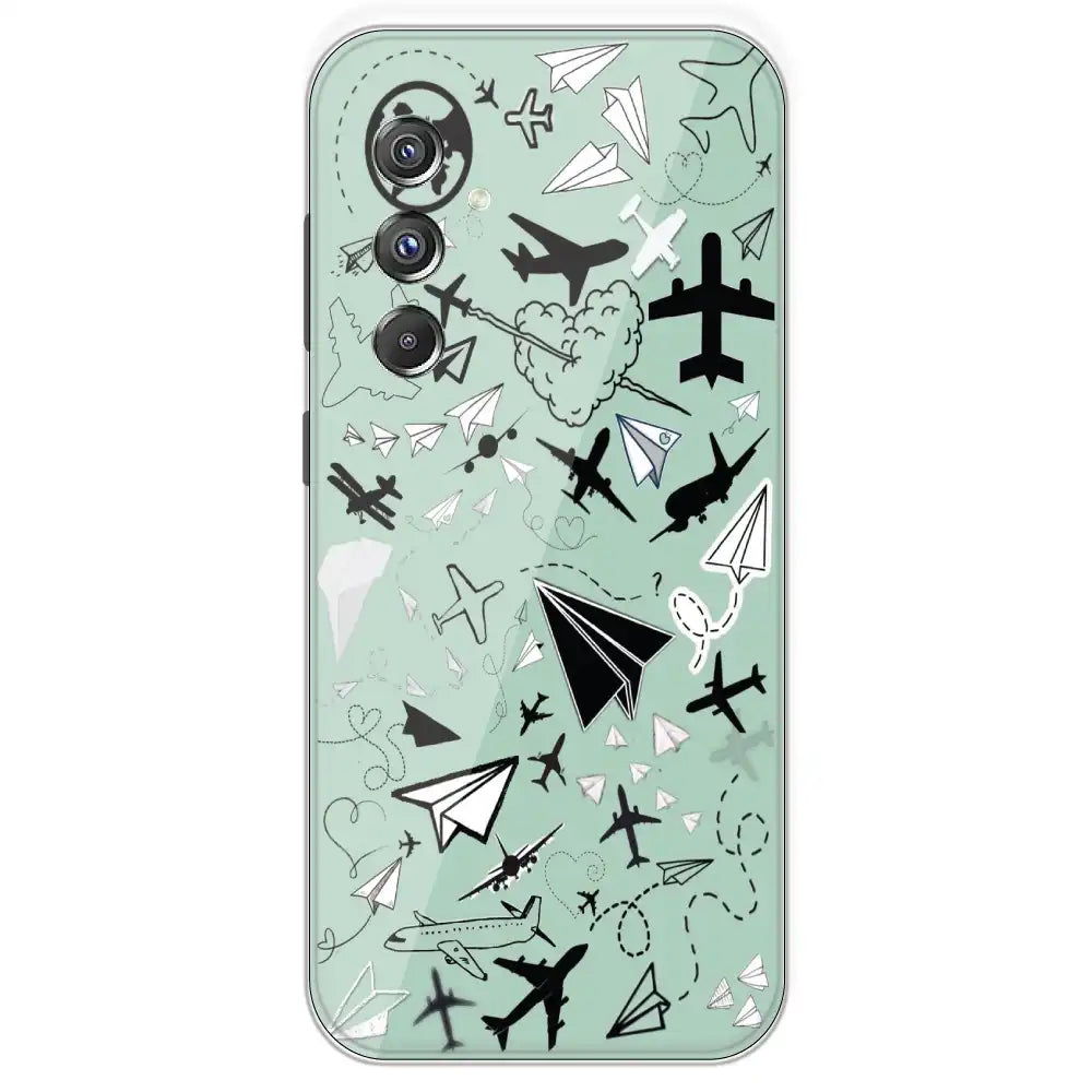 Planes - Printed Silicone Case For Samsung Galaxy F34