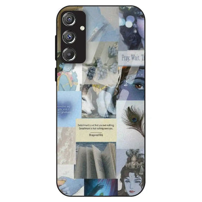 Krishna Aesthetic - Glass Case For Samsung Galaxy F34