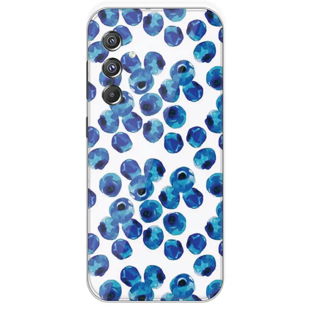 Blueberries - Printed Silicone Case For Samsung Galaxy F34