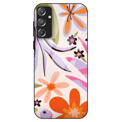 Floral Bliss Aesthetic - Glass Case For Samsung Galaxy F34