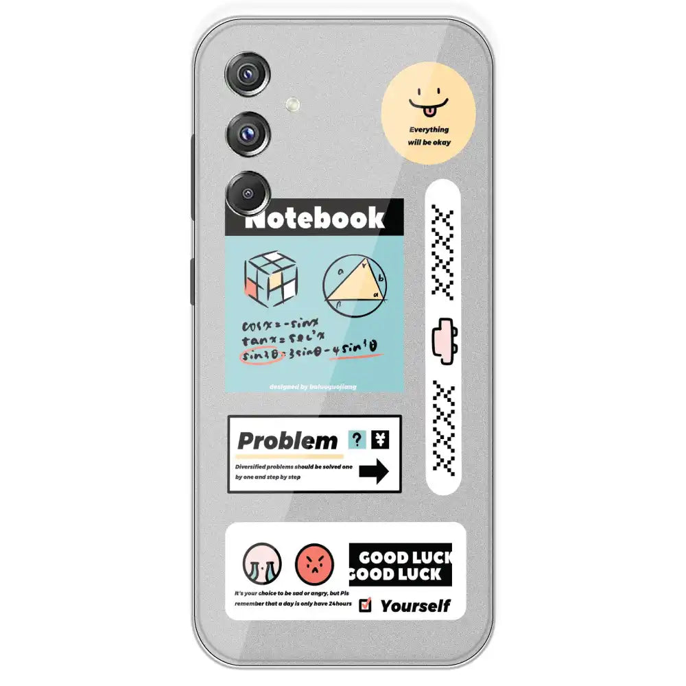 Exam Collage - Printed Silicone Case For Samsung Galaxy F34