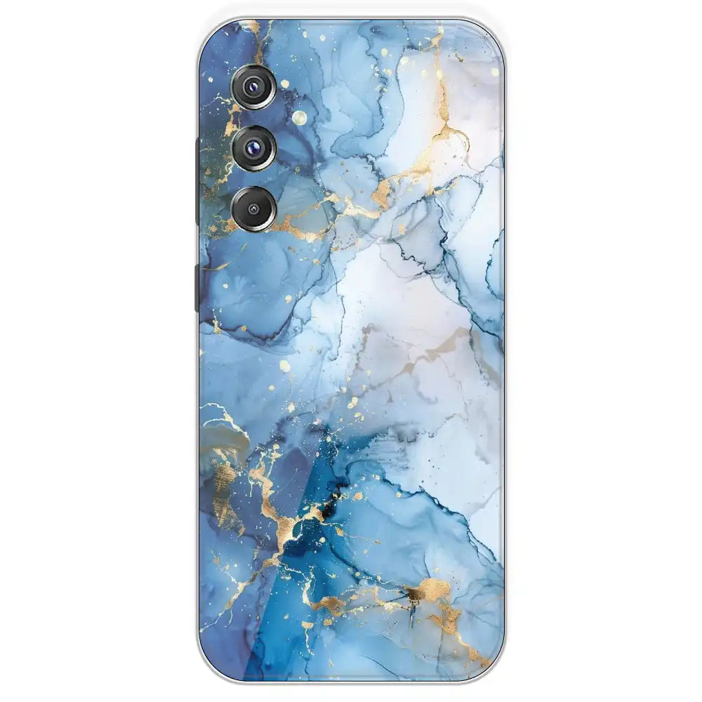 Blue Marble - Printed Silicone Case For Samsung Galaxy F34