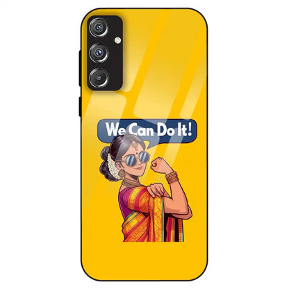 Empowered Woman Art - Glass Case For Samsung Galaxy F34