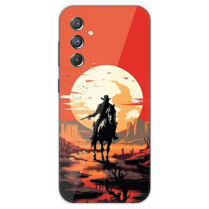 Cowboy - Printed Silicone Case For Samsung Galaxy F34