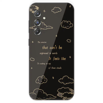 On Top Of Those Clouds - Printed Silicone Case For Samsung Galaxy F34