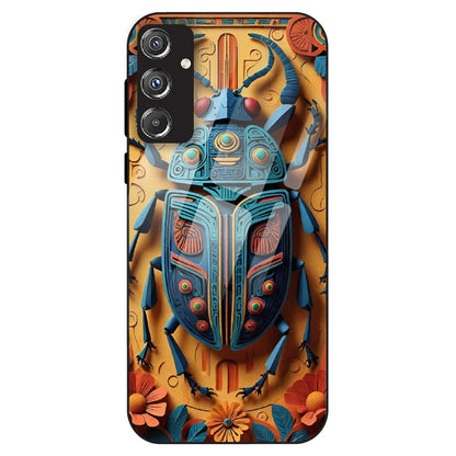 Royal Scarab Art - Glass Case For Samsung Galaxy F34
