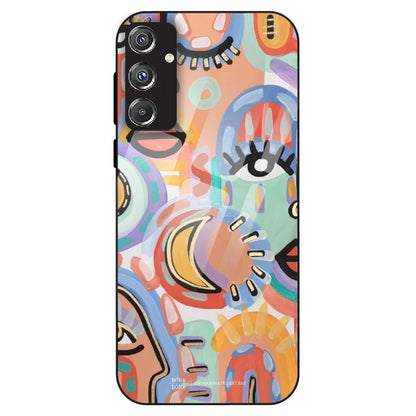 Abstract Pop Art - Glass Case For Samsung Galaxy F34